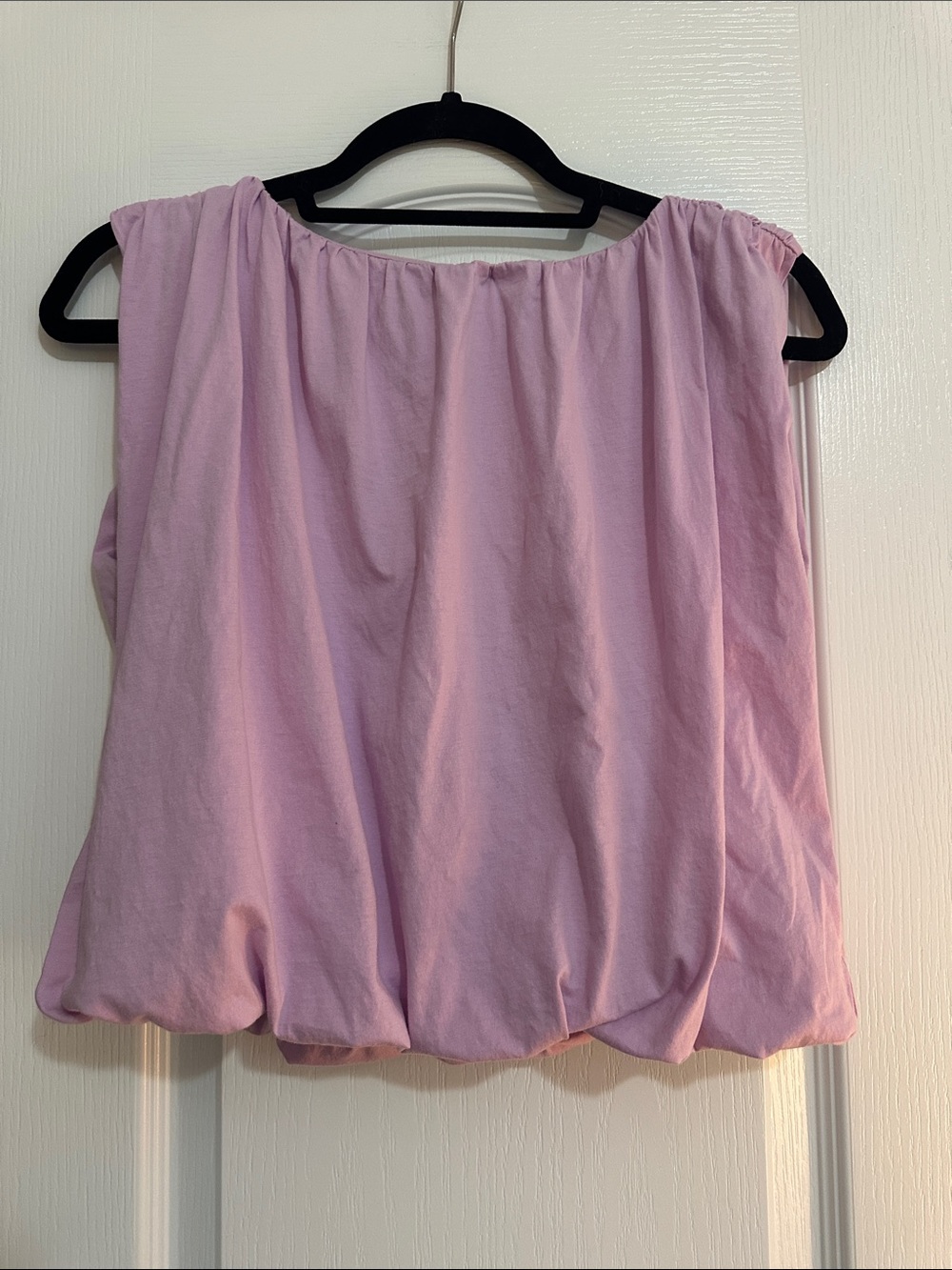 Loft bubble hem tank top